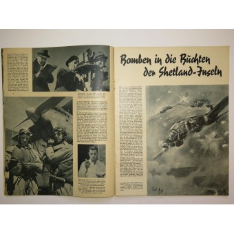 Der Adler, Nr. 3, 6. febrero de 1940, la revista de la Luftwaffe.. Espenlaub militaria